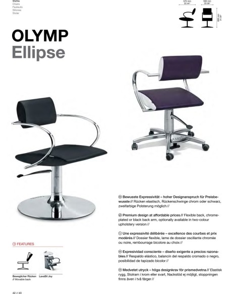 FAUTEUIL OLYMP ELLIPSE