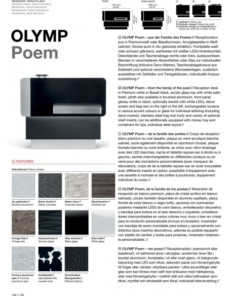 RECEPTION COUNTER OLYMP POEM COIFFURE